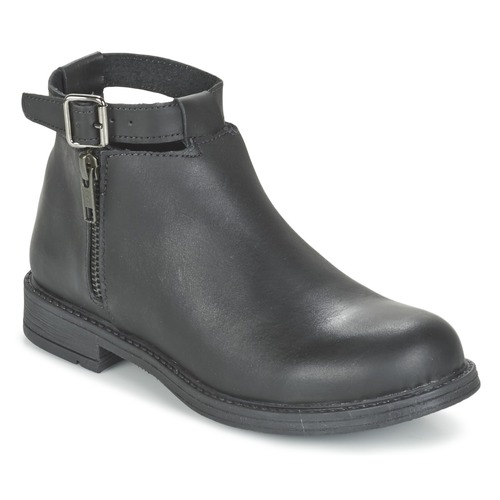 Chaussures Fille Boots Citrouille et Compagnie FRIZZY Noir