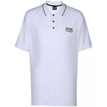 Vêtements Homme T-shirts & Polos Black Armani Train Core Borsa a tracolla nera con logo Polo Blanc