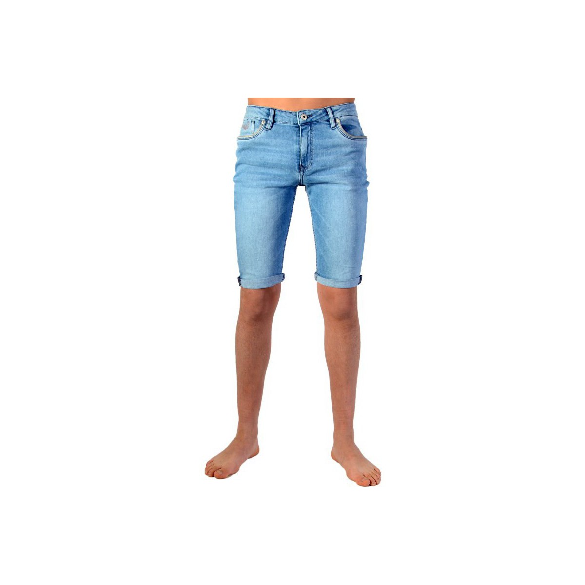Vêtements Fille Shorts / Bermudas Kaporal Bermuda  Dule Fripe Bleu