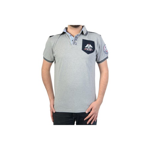 Vêtements Homme Polos manches courtes Geographical Norway Polo Kalipso DD Men Gris
