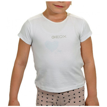 Vêtements Enfant T-shirts & Polos Geox T-shirt Blanc