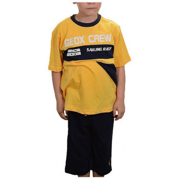 Vêtements Enfant T-shirts & Polos Geox Completo Jaune