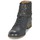 Chaussures Femme Boots Kickers PUNKYZIP Noir Brillant