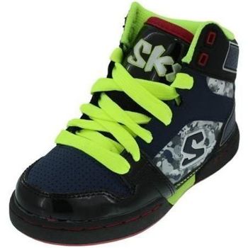 Chaussures Fille Baskets mode Skechers BASKETS MONTANTES  91865 MASSIVE Noir