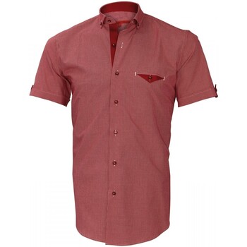 chemise andrew mc allister  chemisette vichy derby rouge 