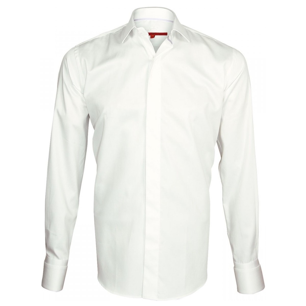 Vêtements Homme Chemises manches longues Only & Sonser chemise a manchette biseautee william blanc Blanc