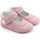 Chaussures Fille Tapis de bain Boni Minnie - Chaussons bébé en daim souple Rose