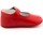 Chaussures Fille Chaussons bébés Boni & Sidonie Boni Alix - chausson cuir fille Rouge