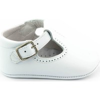 Chaussures Enfant Chaussons bébés Boni & Sidonie Boni Johan - chausson cuir bébé Blanc