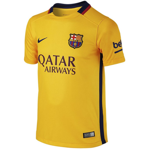 Vêtements Garçon nike air max 90 taper red camo dress pattern women Nike de football  Junior FC Barcelona Awa Jaune