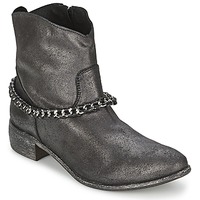 Chaussures Femme Boots Meline VUTIO Noir métallisé