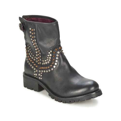 Chaussures Femme Boots Ikks SEATTLE-PREMIUM Noir