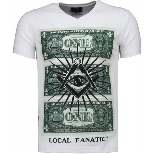 Vêtements Homme T-shirts manches courtes Local Fanatic 13962347 Blanc