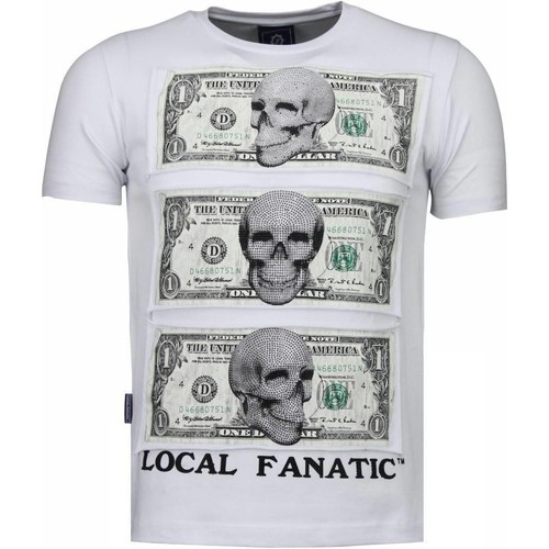 Local Fanatic 20780718 Blanc - Vêtements T-shirts manches courtes Homme  50,99 €