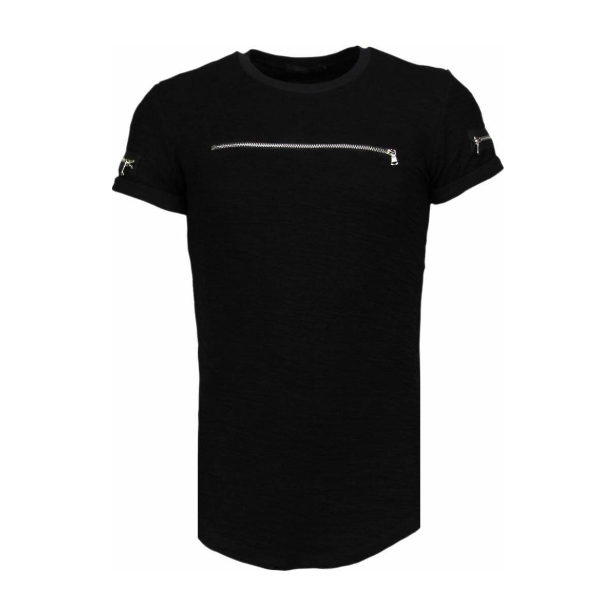 Vêtements Homme T-shirts manches courtes Justing 31872014 Noir
