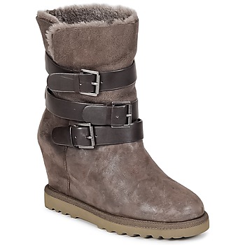 Chaussures Femme Bottines Ash YES Taupe