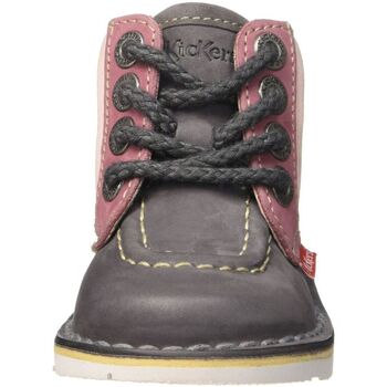 Chaussures Fille Bottines Kickers WALLA Gris