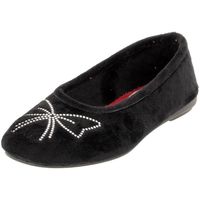 Chaussures Femme Chaussons La Maison De L'espadrille 6092 Noir