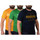 Vêtements Homme T-shirts & Polos Kappa Tripack Maglie Orange