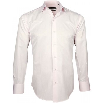 Vêtements Homme Chemises manches longues Emporio Balzani chemise popeline traditionnelle rose Rose