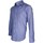 Vêtements Homme Chemises manches longues Emporio Balzani chemise fil a fil classico bleu Bleu