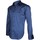 Vêtements Homme Chemises manches longues Andrew Mc Allister chemise brodee leeds bleu Bleu