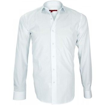 Vêtements Homme Chemises manches longues Andrew Mc Allister chemise liberty everton blanc Blanc