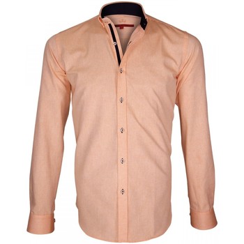 Vêtements Homme Chemises manches longues Andrew Mc Allister chemise oxford brookes orange Orange