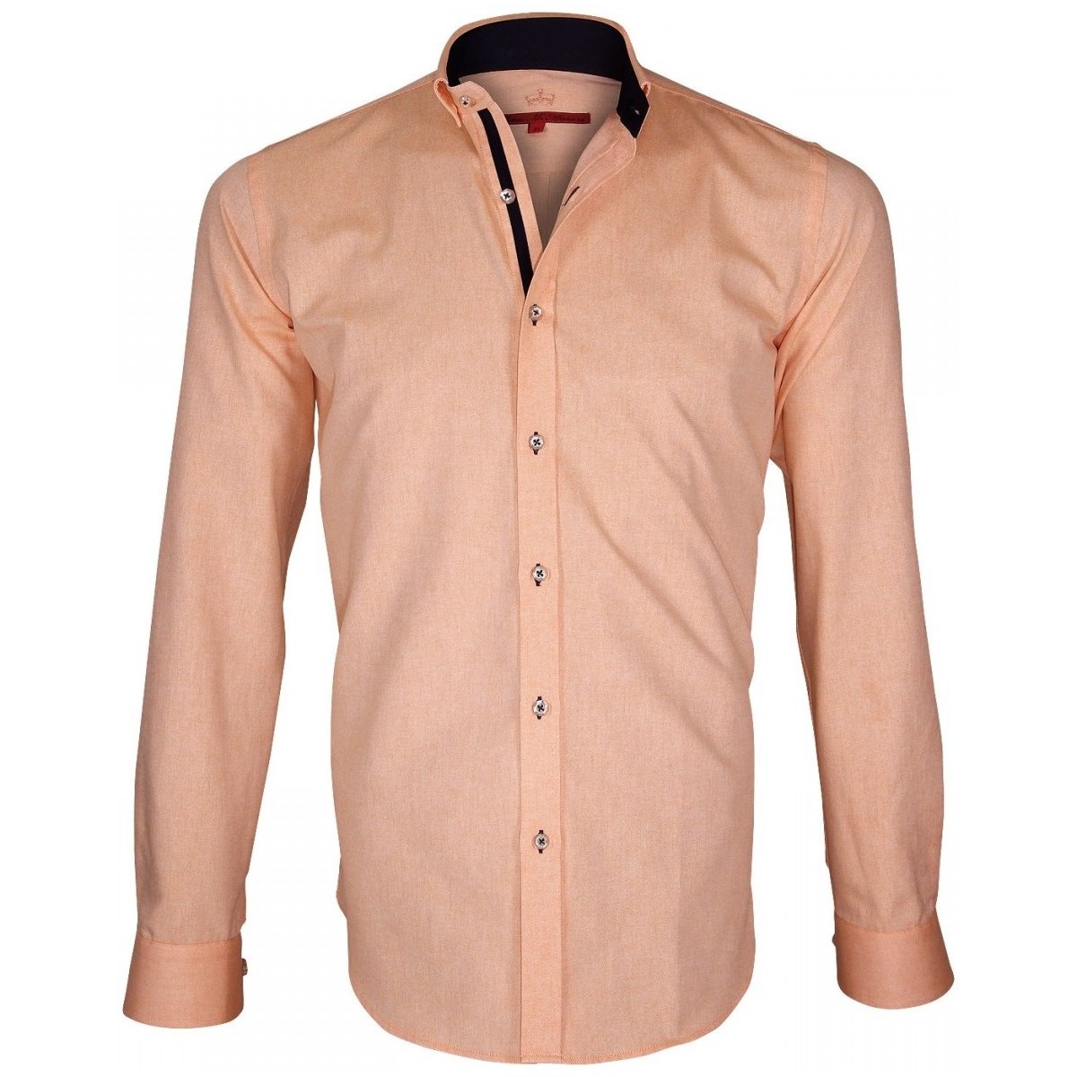 Vêtements Homme Chemises manches longues Andrew Mc Allister chemise oxford brookes orange Orange