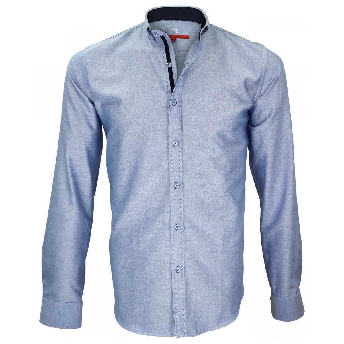 Vêtements Homme Chemises manches longues Zadig & Voltaire chemise oxford brookes bleu Bleu