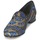 Chaussures Femme Mocassins Etro 3046 Noir / Bleu 