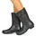 Chaussures Femme Bottes de pluie Hunter ORIGINAL SHORT Noir