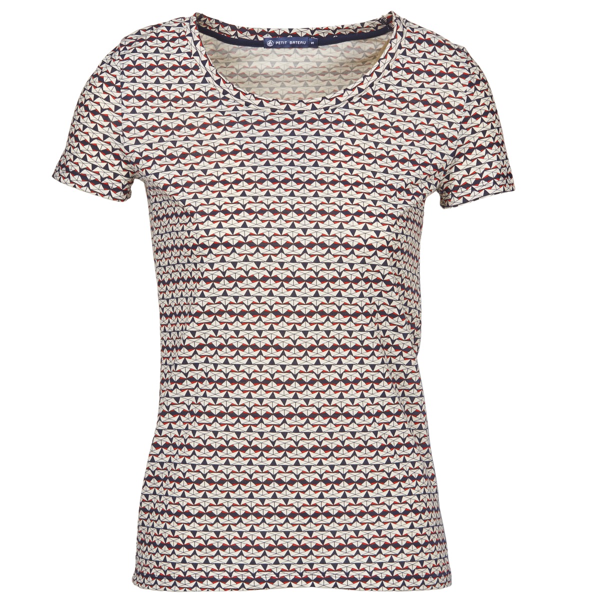Vêtements Femme T-shirts manches courtes Petit Bateau 10620 Multicolore