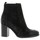 Chaussures Femme Boots Pao Boots cuir iguane Noir