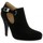 Chaussures Femme Low boots Vidi Studio Low boots cuir velours Noir