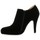 Chaussures Femme Low boots Vidi Studio Low boots cuir velours Noir