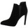Chaussures Femme Boots Nuova Riviera Low boots cuir velours Noir