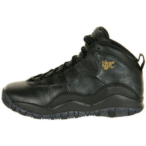 Chaussures Enfant Baskets montantes Nike parts Air Jordan 10 Retro Junior Noir
