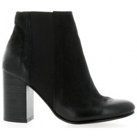 Chaussures Femme Bottines Reqin's Boots cuir nubuck Noir