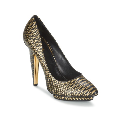 Chaussures Femme Escarpins Roberto Cavalli YDS622-UC168-D0007 Noir / Or