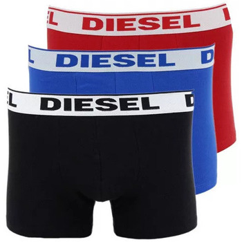 Sous-vêtements Homme Boxers Diesel 3   Umbx Shawn (Noir/Rouge/Bleu) Noir