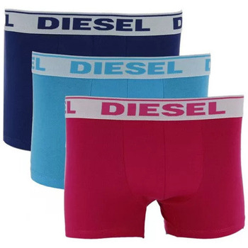Sous-vêtements Homme Boxers Diesel Pack 3   Shawn (Marine/Ciel/Fushia) Bleu