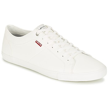 Chaussures Homme Baskets basses Levi's WOODS Blanc