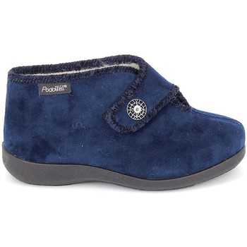 Chaussures Femme Chaussons Fargeot Caliope marine Bleu