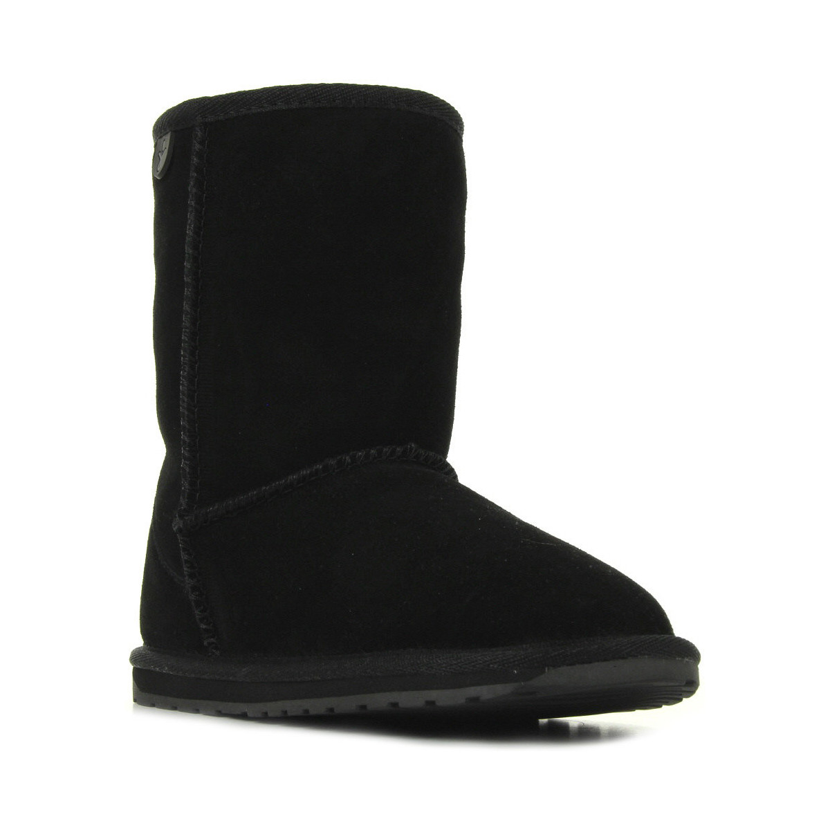 Chaussures Fille Bottes EMU Wallaby Lo Noir