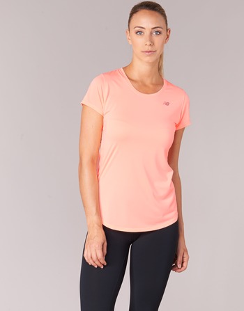 Vêtements Femme T-shirts manches courtes New Balance  Corail