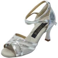 Chaussures Femme Sandales sport Vitiello Dance Shoes Sandalo l.a. satinato Argenté