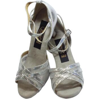 Vitiello Dance Shoes Sandalo l.a. satinato Argenté