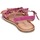 Chaussures Fille Sandales et Nu-pieds Kickers DIXFROUFROU KID Fuchsia / Corail