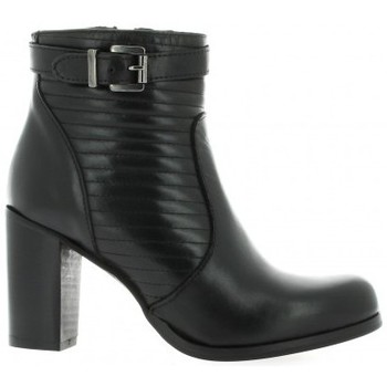 Chaussures Femme Boots marca Pao Boots marca cuir Noir